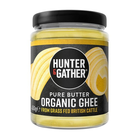 Hunter & Gather Organic British Grass-fed Ghee 450g (Pack of 2)