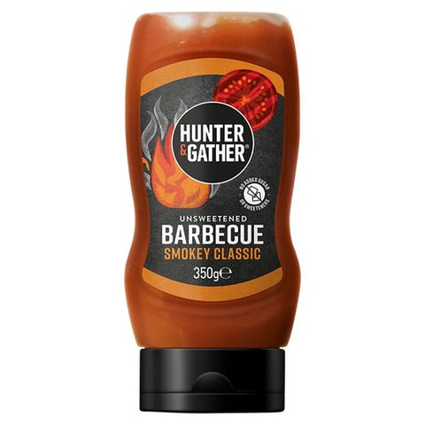 Hunter & Gather Unsweetened BBQ Sauce 350g (Pack of 2)