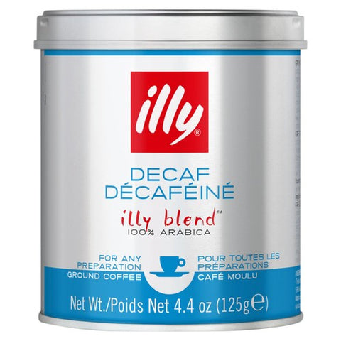 Illy Ground Decaf Coffee 125g (Pack of 2)
