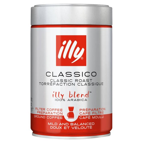 illy Ground Filter Coffee 250g (Pack of 2)