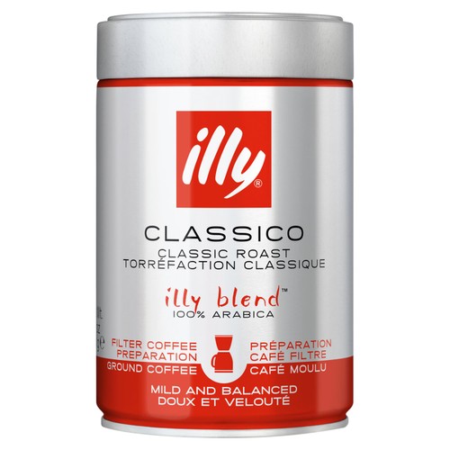 illy Ground Filter Coffee 250g (Pack of 2)