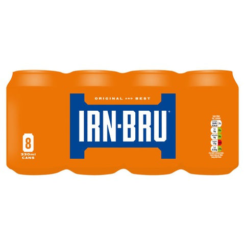 IRN-BRU 8 x 330ml (Pack of 2)