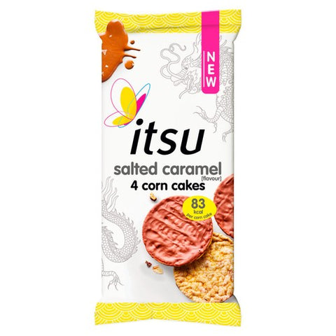itsu Salted Caramel Corn Cakes 4 's (Pack of 2)