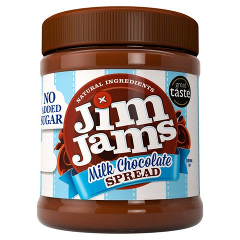 JimJams No Added Sugar Milk Chocolate Spread 350g (Pack of 2)