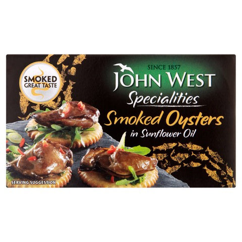 John West Smoked Oysters In Sunflower Oil 85g (Pack of 3)
