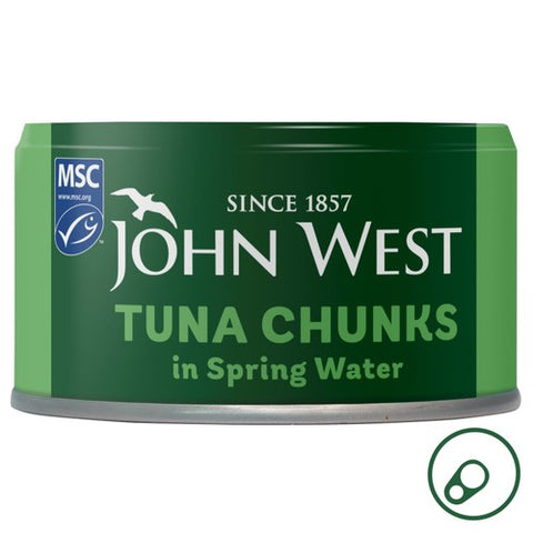 John West Tuna Chunks in Spring Water MSC 125g (Pack of 3)