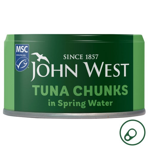 John West Tuna Chunks in Spring Water MSC 125g (Pack of 3)