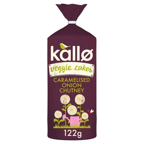 Kallo Caramelised Onion Veggie Cakes 122g (Pack of 2)