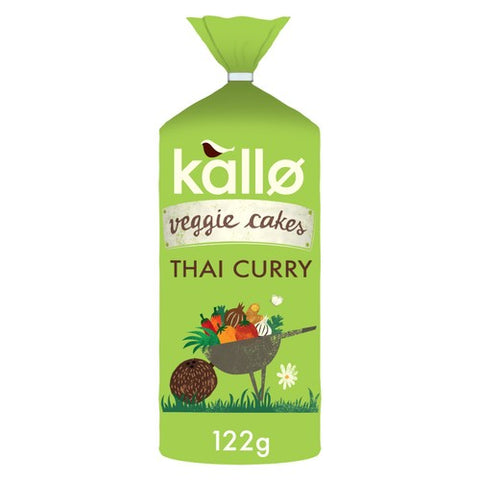 Kallo Thai Curry Veggie Cakes 122g (Pack of 2)