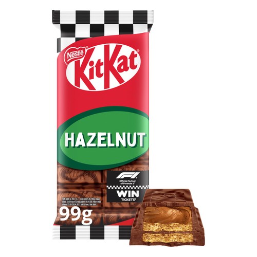 Kit Kat Hazelnut Sharing Block 99g (Pack of 3)