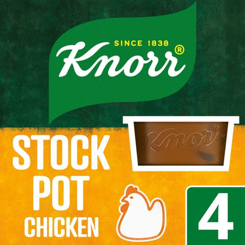 Knorr 4 Chicken Stock Pot 4 x 28g (Pack of 2)