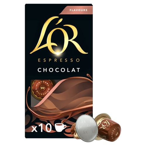 L'OR Chocolate Coffee Pods, 10 pods per pack (Pack of 3)