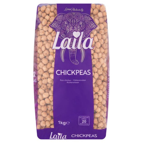 Laila Chick Peas 1kg (Pack of 2)
