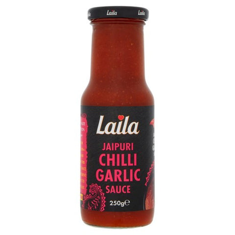 Laila Jaipuri chilli Garlic Sauce 250g (Pack of 2)