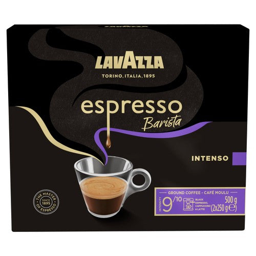 Lavazza Barista Intenso Ground Coffee 2 x 250g (Pack of 2)