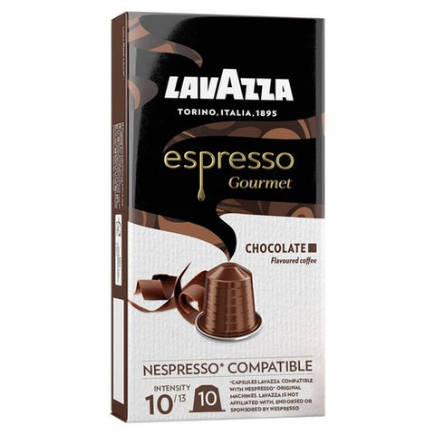 Lavazza Chocolate Gourmet Nespresso Compatible Capsules, 10 pods pack (Pack 3)