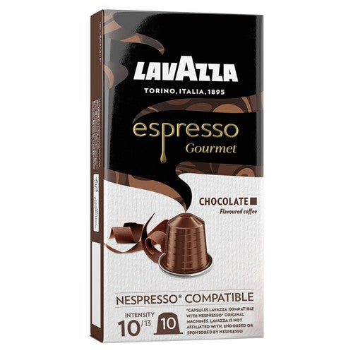 Lavazza Chocolate Gourmet Nespresso Compatible Capsules, 10 pods pack (Pack 3)