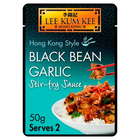 Lee Kum Kee Black Bean Garlic Stir-Fry Sauce 50g (Pack of 2)