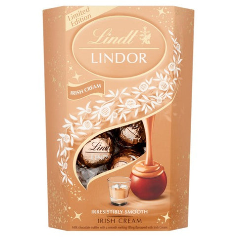 Lindt LINDOR Irish Cream Chocolate Truffles Box 200g (Pack of 6)
