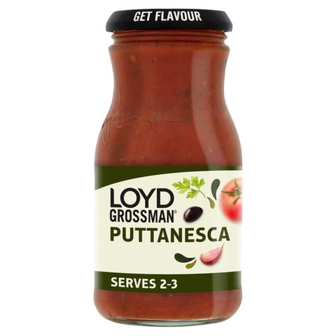 Loyd Grossman Puttanesca Tomato Pasta Sauce 350g (Pack of 2)