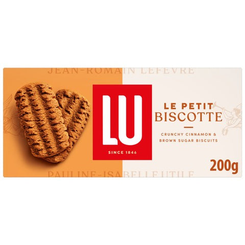 LU Petit Biscotte Cinnamon & Brown Sugar Biscuits 200g (Pack of 2)
