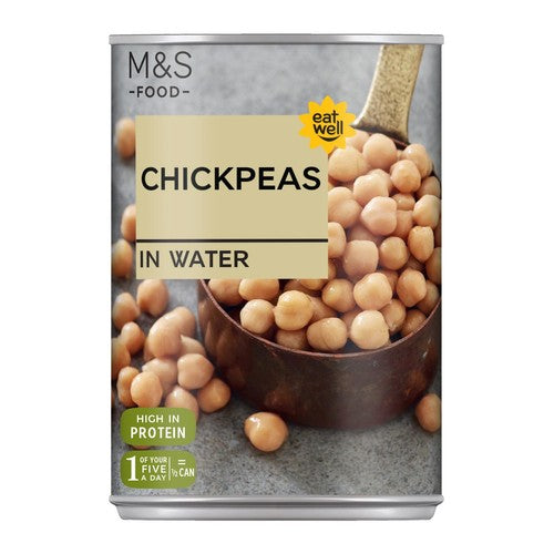 M&S Chickpeas in Water 400g (Pack of 3)