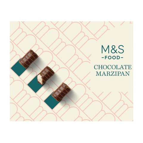 M&S Chocolate Marzipan 138g (Pack of 6)