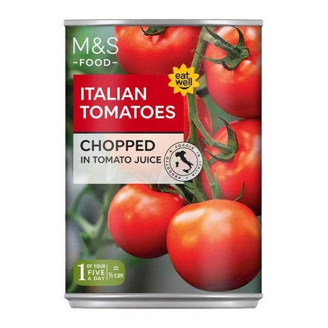 M&S Chopped Italian Tomatoes 400g (Pack of 3)