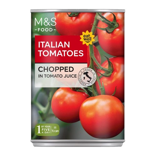 M&S Chopped Italian Tomatoes 400g (Pack of 3)