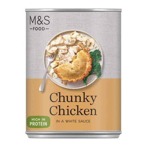 M&S Chunky Chicken in White Sauce 400g (Pack of 3)