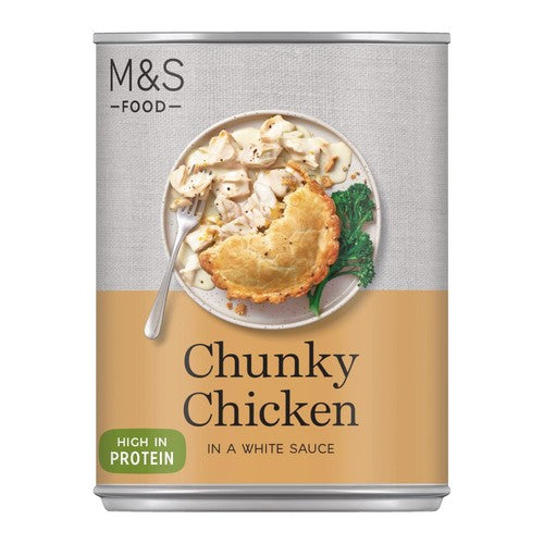 M&S Chunky Chicken in White Sauce 400g (Pack of 3)