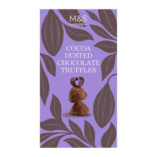 M&S Cocoa Dusted Chocolate Truffles 200g (Pack of 6)