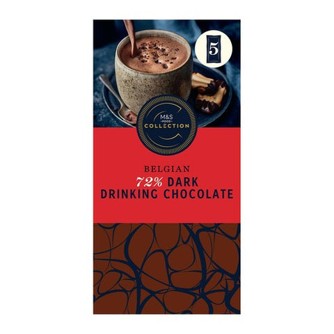 M&S Collection Belgian Dark Drinking Chocolate 175g (Pack of 2)