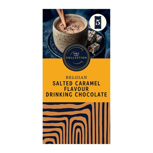 M&S Collection Salted Caramel Flavour Drinking Chocolate 175g (Pack of 2)