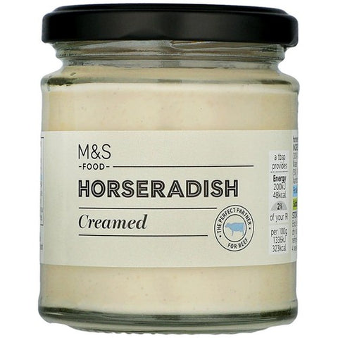 M&S Creamed Horseradish Sauce 160g (Pack of 2)