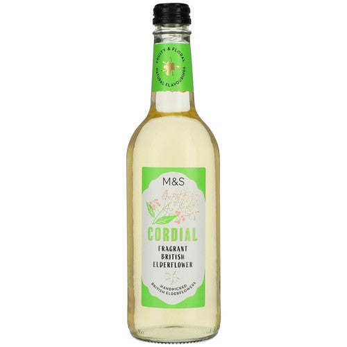 M&S Elderflower Cordial 500ml (Pack of 2)
