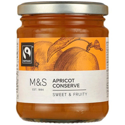 M&S Fairtrade Apricot Conserve 340g (Pack of 2)