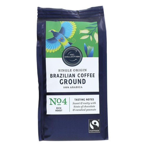 M&S Fairtrade Brazilian Ground Coffee 227g (Pack of 2)