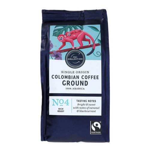 M&S Fairtrade Colombian Ground Coffee 227g (Pack of 2)