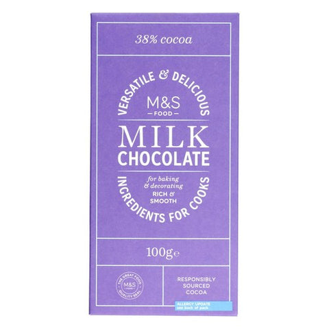 M&S Fairtrade Milk Chocolate 100g (Pack of 2)