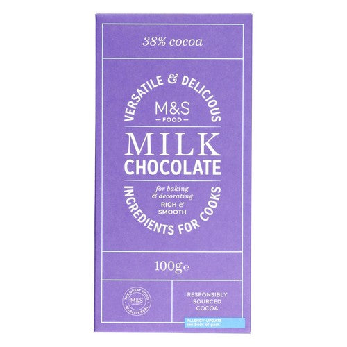 M&S Fairtrade Milk Chocolate 100g (Pack of 2)