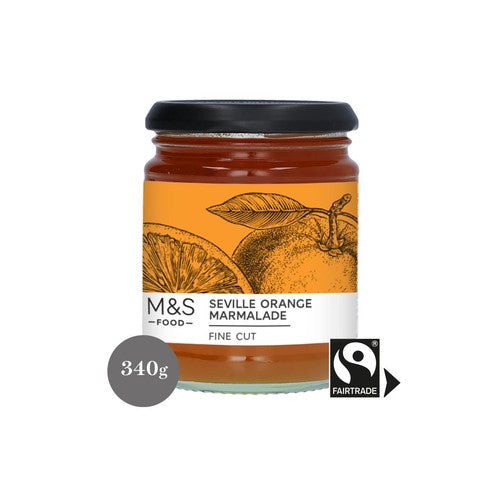 M&S Fairtrade Seville Orange Marmalade 340g (Pack of 2)