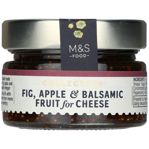 M&S Fig, Apple & Balsamic Fruit for Cheese 120g (Pack of 2)