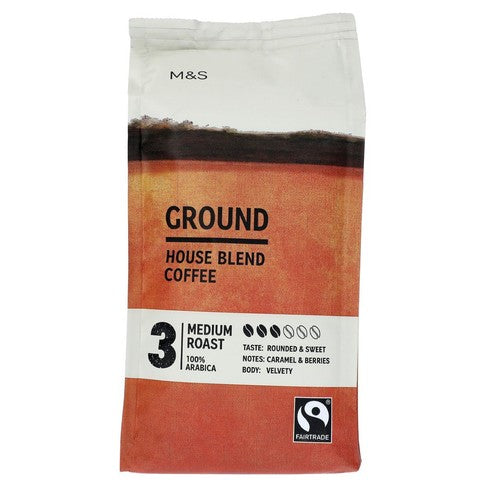 M&S House Blend Ground Coffee 227g (Pack of 2)