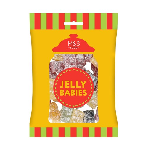 M&S Jelly Babies 225g (Pack of 6)