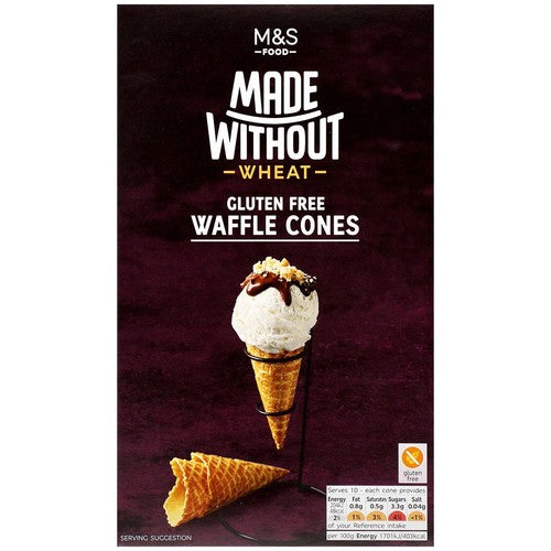 M&S Made Without Waffle Cones 120g (Pack of 2)