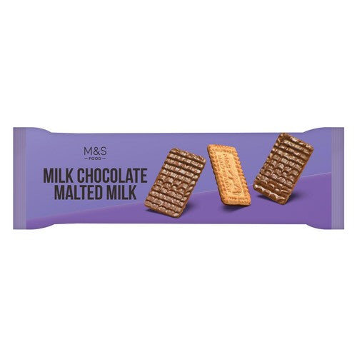 M&S Milk Chocolate Coated Malted Milk 250g (Pack of 2)