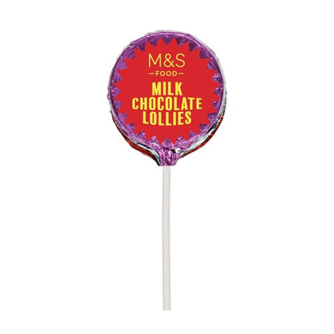 M&S Milk Chocolate Lollies 36g (Pack of 6)