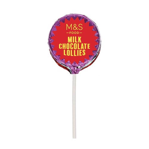 M&S Milk Chocolate Lollies 36g (Pack of 6)