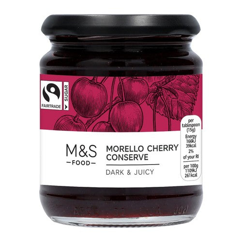 M&S Morello Cherry Conserve 340g (Pack of 2)
